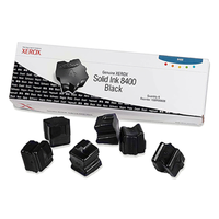 XEROX TONER PHASER 8400 BLACK 6 PACK Box