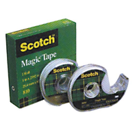 TAPE MAGIC SCOTCH 810 DISPENS.12MMX33M EACH Each