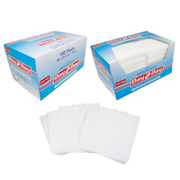 Day 2 Day All Purpose Towel, Lint Free, Small, 30 x 34cm, 70pct Viscose, White, HACCP Certified, 100/Box, 1200 Sheets/Carton Carton