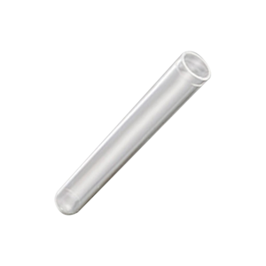 Technoplas Test Tube, 17 x 100mm, 10mL, Flat Bottom, No Cap, Each