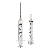 VanishPoint Syringes with Needle, 5mL, 22G x 25mm, 100 Pieces/Box