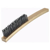 Extra Stiff Wire Brush, 4 Row, Each Each