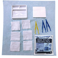 Livingstone Basic Wound Dressing Pack, Series 10, Sterile , Sturdy Tray, Easy Tear Pack, Latex Free, 20/Bag, 160/Carton Carton