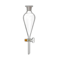 Scherf Prazision Separating Funnel, Acc. to Squibb, with Stopcock, 100mL, Socket Joint 19/26, Borosilicate Glass, European, Each Each