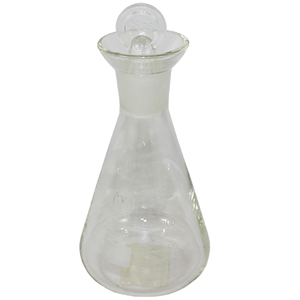 Livingstone Iodine Determination Flask, 250ml, Wide Spout, with Ground-in Stopper, Borosilicate Glass, Each Each