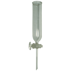 Separatory Funnel 60ml, Cylinder Open Type, Borosilicate Glass, Each Each