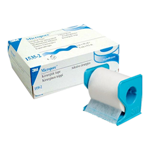 3M Micropore Surgical Paper Tape, Latex Free, 50mm x 9.1 metres, Biodegradable, White Colour, Each