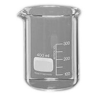 Ilmabor Beaker, 10ml, Low Form, with Spout, Borosilicate Glass, European, Each Each
