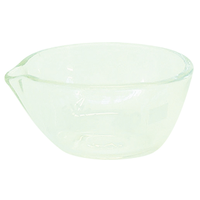 Crystallising Dish, 500mL, 115mm Diameter x 65mm Height, with Spout, Borosilicate Glass, Each Each
