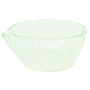 Crystallising Dish, 500mL, 115mm Diameter x 65mm Height, with Spout, Borosilicate Glass, Each Each