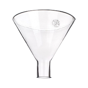 Simax Powder Funnel, 50mm Diameter, Borosilicate Glass, European, Each Each
