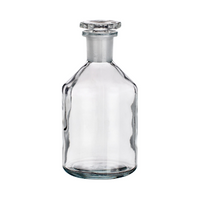 Simax Laboratory Reagent Bottle, 500ml, Narrow Neck, with Glass Stopper, 24/29 Socket Joint, Clear, Borosilicate Glass, Each Each