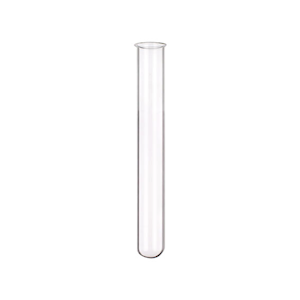 Superior Marienfeld Test Tubes, with Rim, 12 Diameter x 100 Height mm, Round Bottom, Soda Lime Glass, 100/Box Box