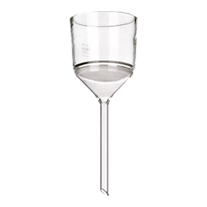 Simax Glass Funnel with Sintered Disc
