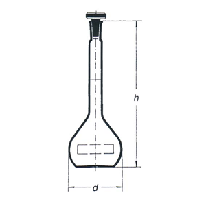 Simax Volumetric Flask Class B