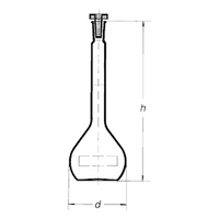 Simax Volumetric Flask Class A