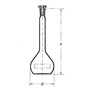 Simax Volumetric Flask Class B