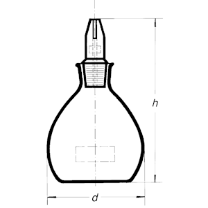 Simax Specific Gravity Density Bottle