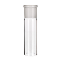 Simax Ground Glass Joint, Standard Socket Joint, 24/29, 28 x 150(L) mm, Straight, Borosilicate Glass, European, Each Each