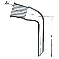 Simax Adapter, Receiver, Bent, Socket Joint 14/23, European, Each Each