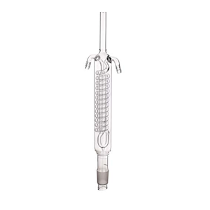Simax Condenser, Coil Acc. Dimroth, Socket Joint 29/32, 600(L) mm, 40 Balls, Borosilicate Glass, Each Each