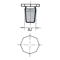 Stopper for Lab Reagent Bottle Glass 500ml Socket Joint 24/29 European Each