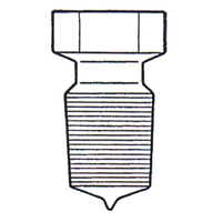 Stopper Recyclable Plastic Octagonal Hollow Socket Joint 24/29 European Each