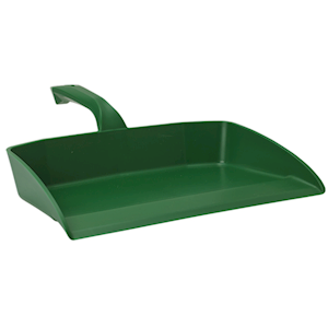 Vikan Heavy Duty Dustpan, 295mm, Polypropylene, Green, Each Each