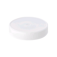 Cospak Screw Caps, 58mm 400 Screw Neck, Round, White, Polypropylene, Each Each