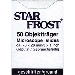 Sailingboat Orange Frosted slides 50/Packet Pack