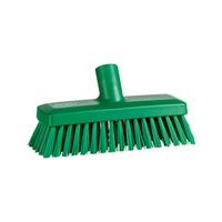 Vikan Compact Wall/Deck Scrub Head Only, 225mm, Hard, Green, Each