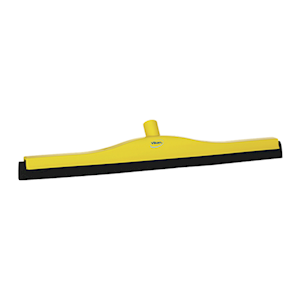 Vikan Floor Squeegee, With Replacement Cassette, 40 x 110 x 600mm, Yellow, Each Each