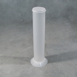 Pipette Canister with Lid, Cylindrical Container, Recyclable Polypropylene, 83mm Diameter x 420mm Height, Made in Italy Each