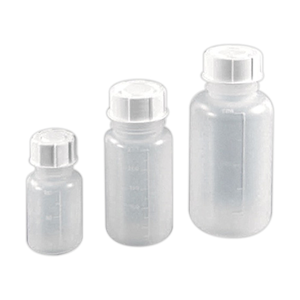 Aptaca Cylindrical Bottle w/Screw Cap, 2000ml, 120(D) x 252(H)mm, Mouth 55(D)mm, GL63, Wide Neck, Grad, Autoclavable, Polypropylene, Each Each
