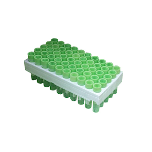 Aptaca Plastic Test Tube, with K2 EDTA for 2.5ml of Blood, 16mm Diameter x 60mm Long, Flat Bottom, Recyclable, 50/Box Pack