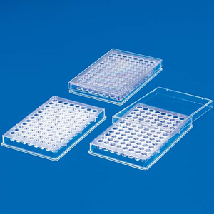 Microtiter Plate, Recyclable Polystyrene, V Bottom, Sterile, 2/Bag, 25 Bags/Carton Carton