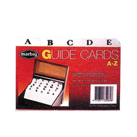 GUIDE CARD DIVIDERS BOARD A-Z3"X5" EACH PK Pack