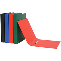 BINDER A5 2 O RING PVC RED MARBIG EA Each