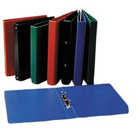 Marbig Economy Insert Ring Binder, A4, 25mm, 2 Rings, Red, Each Each
