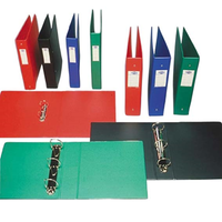Marbig Deluxe Insert Ring Binder, A4, 50mm, 3 D-Rings, Black, Each Each