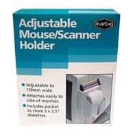 MOUSE/SCANNER HOLDER ADJUST. 110MM WIDE EA (65705) Each