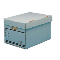 ARCHIVE BOX WOODGRAIN MARBIG WITH GREY LID, SET Set