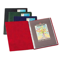 Rexel Slimview Display Book, A4, 24 Pockets, Black, Each Each