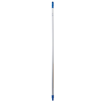 Livingstone Corrugated Aluminium Mop Handle, 150cm x 25mm, Fits Livingstone and Duraclean Oates Mop Heads, Blue, Each
