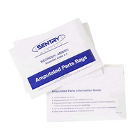 Sentry Medical Amputated Parts Bag, Non-Sterile, Small/Medium/Large, 3 Sizes/Set. 1 Set/Pack Pack