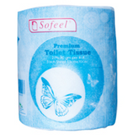 Sofeel Toilet Tissue, 94x97 mm, 2 Ply, 260 Sheets, 4/Pack Pack