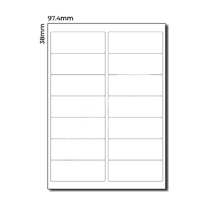 COP/LAS/INK LABEL AUSTAB CL14 97.4X38MM 100/PK Pack