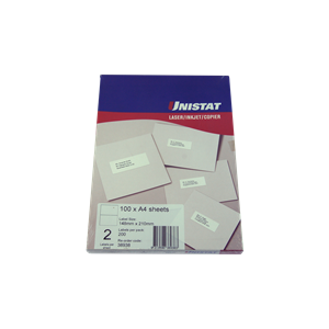 Unistat Multi-Purpose Labels A4