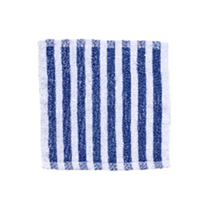 Aclin Economy Face Washer, Blue and White Stripes, 100 Percent Cotton, 28 x 28cm, Each