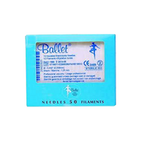 Ballet Electrolysis Needle, Insulated, One Piece, K Shank #3, 50/Box Each